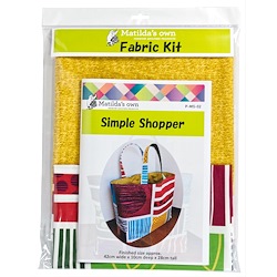 Simple Shopper Bag Pattern & Fabric Kit